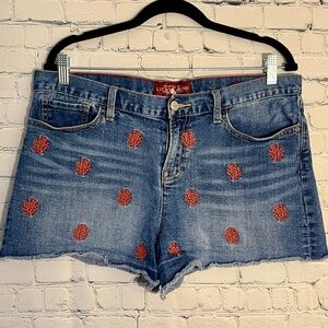 Coral Reef 🪸 Embroidered Lucky Jeans - Unique & cute!